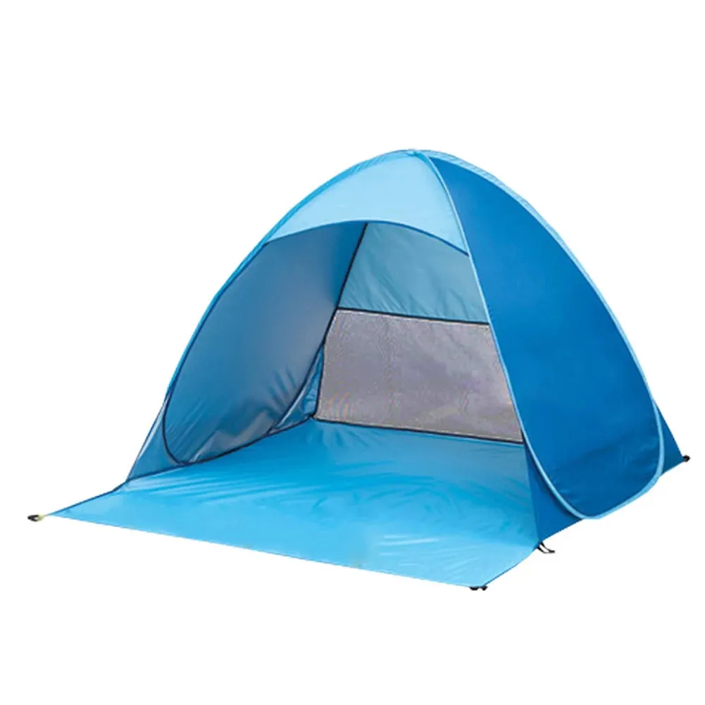 Quick Automatic Beach Tent - UPF50  Outdoor Sun Shelter, Portable Beach Canopy for Camping and Fishing