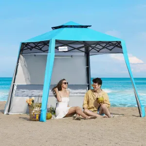 Quictent 10x10 Pop Up Canopy Tent Lightweight, Portable, and Versatile for Beach and Sporting Events with Sun Protection and Easy Setup