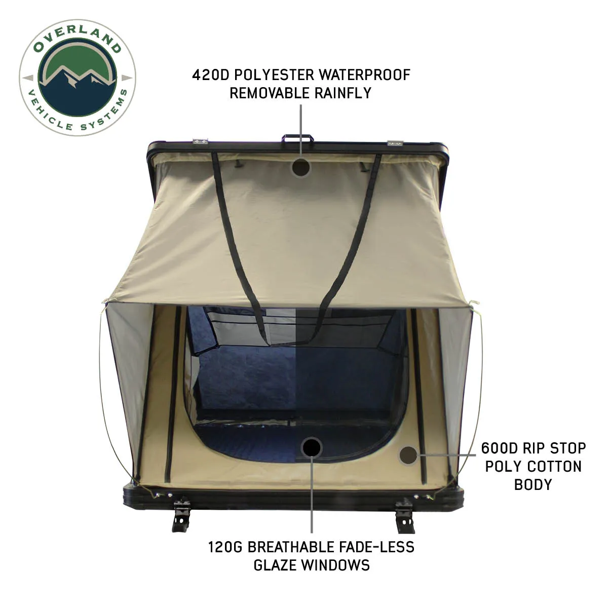 Rainfly 2 Tent, Top TMON Aluminum Tan - Person, & Roof LD Body Green Exclusive choices Clamshell High-precision