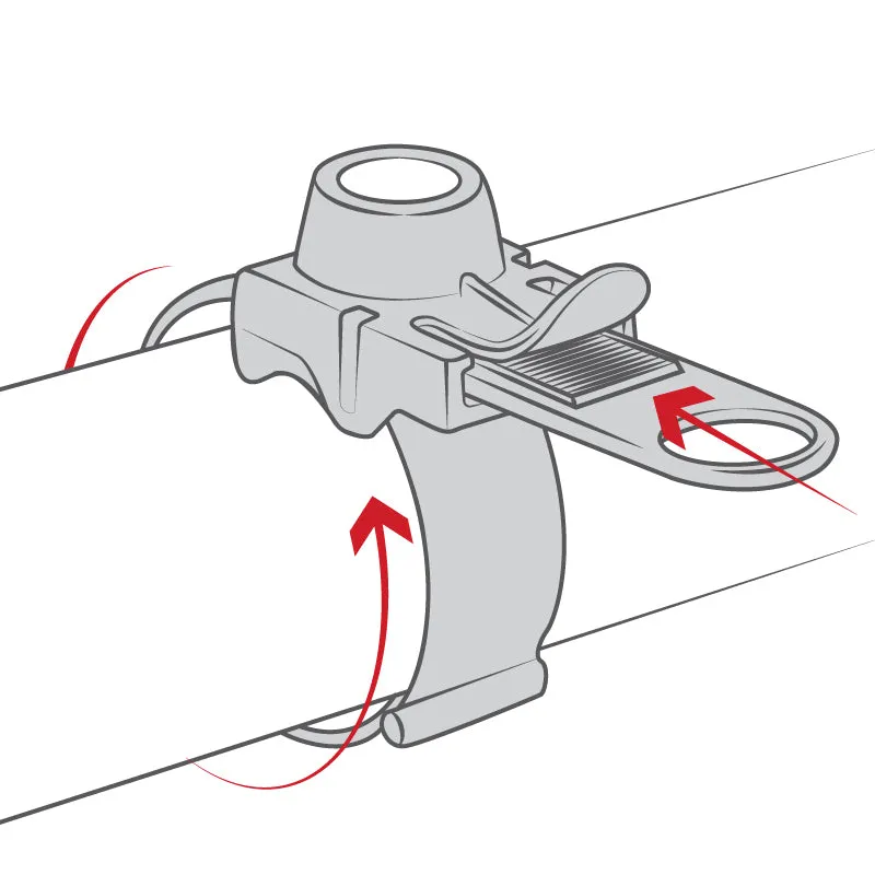 RAM® X-Grip® Phone Mount with RAM® EZ-Strap™ Rail Mount