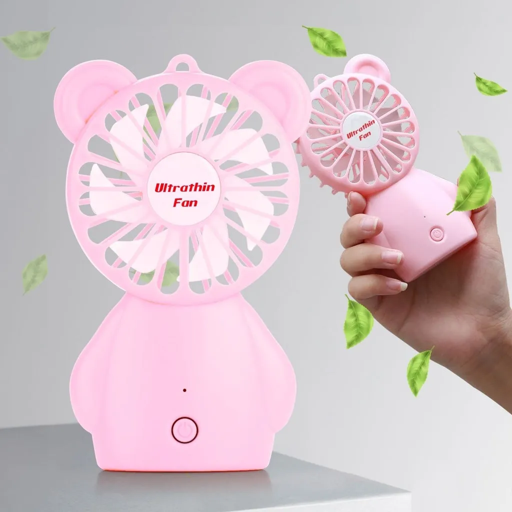 Rechargeable Handheld Fan (Pink)