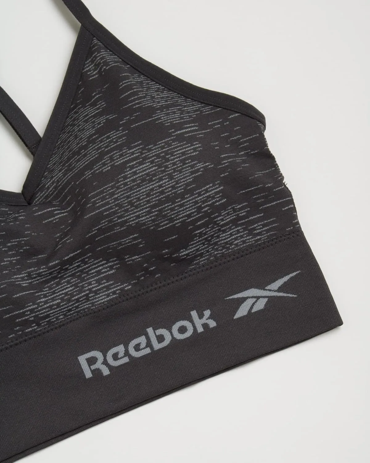 Reebok Women's Everyday Bra - 2 Pack Lightweight Stretch Performance Longline Cami Bralette - Seamless Bras for Women (S-XL)