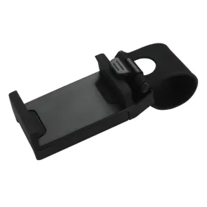 Reiko Car Steering Wheel Phone Socket Holder Black