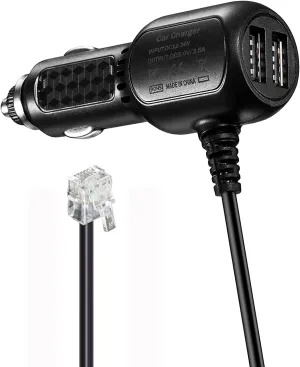 Replace Uniden R3 R7 R1 Radar Detector Power Cable Compatibe for Valentine One Radar Detector Gen 2 V1 Escort Redline 360c Max Solo Passport 9500ix 8500 X80, Beltronics Radar Detector Cable Wire
