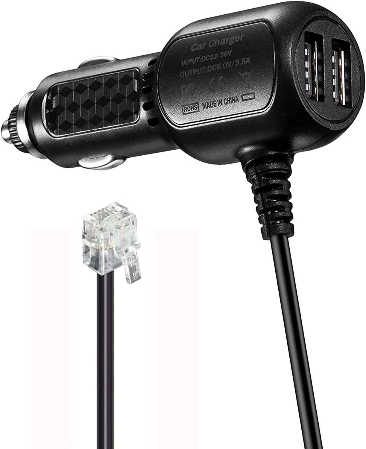 Replace Uniden R3 R7 R1 Radar Detector Power Cable Compatibe for Valentine One Radar Detector Gen 2 V1 Escort Redline 360c Max Solo Passport 9500ix 8500 X80, Beltronics Radar Detector Cable Wire