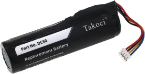 Replacement Battery for Garmin DC50, DC50 Dog Tracking Collar,TT15, TT15 GPS Dog Tracking Collar Part No.361-00029-02 010-10806-30, 3.7V 2600mAh / 9.62Wh