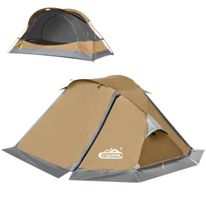 RidgeShell™ Solo 4-Season Expedition Tent – Extreme Weather Shelter