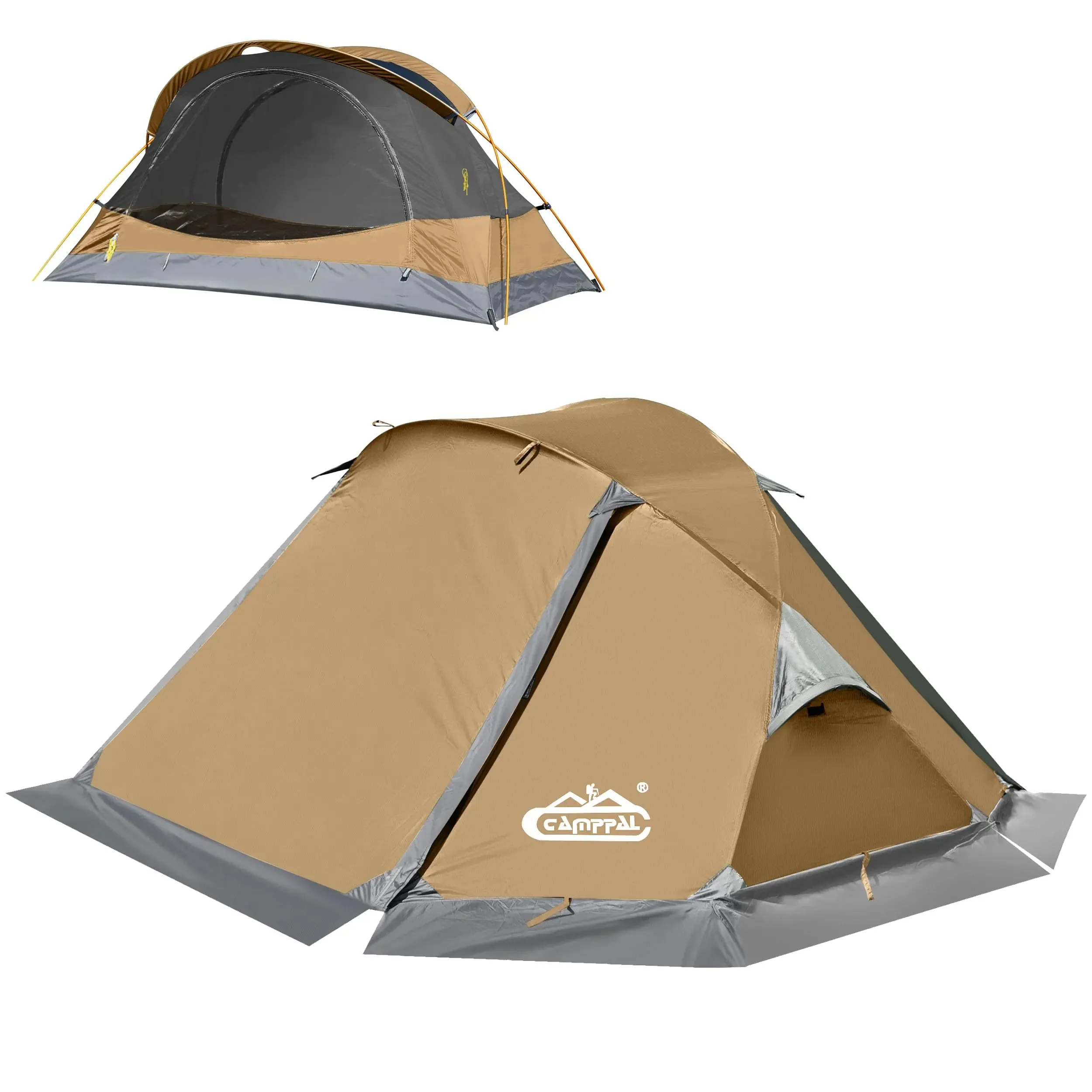 RidgeShell™ Solo 4-Season Expedition Tent – Extreme Weather Shelter