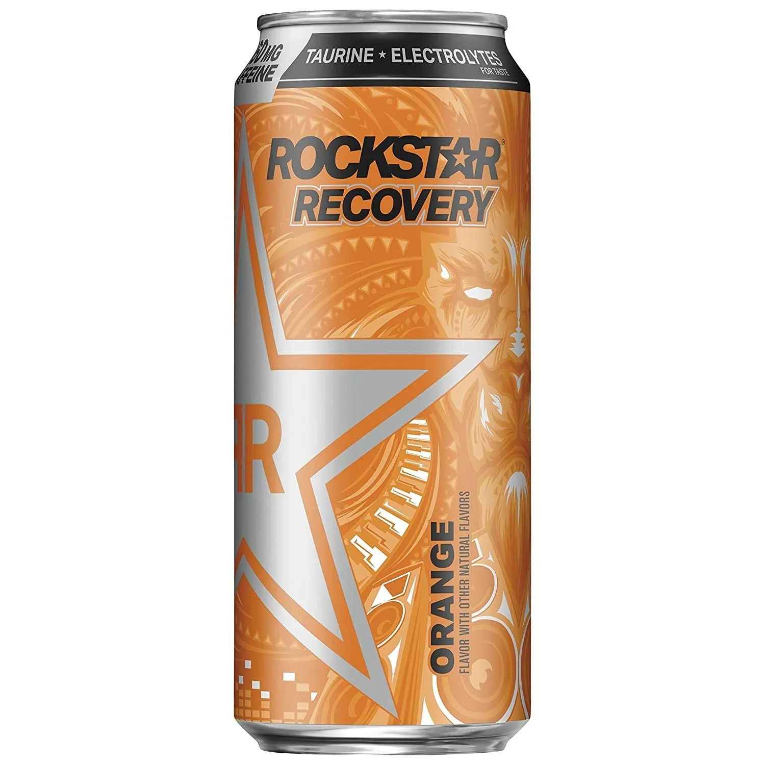 Rockstar Energy Rockstar Recovery Energy   Hydration Non Carbonated Energy Drinks 2021 Edition (Orange, 12 Cans), 16 Fl Oz (Pack of 12)