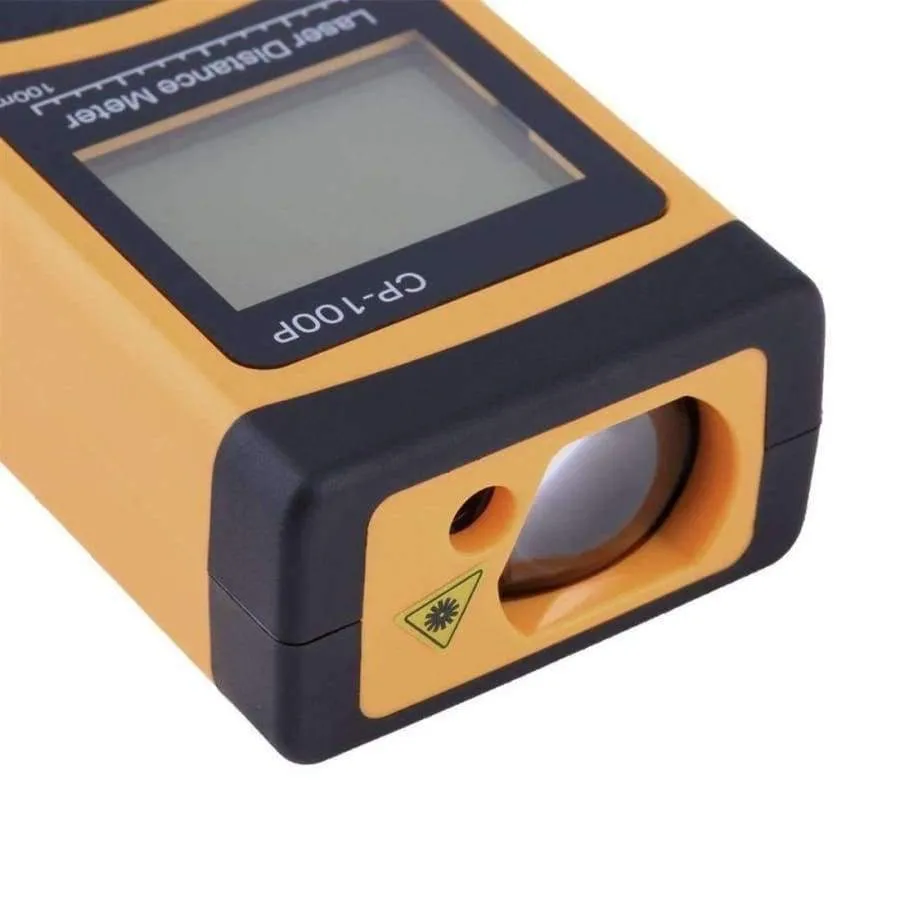 Rynx | 100M Handheld Laser Distance Meter Range Finder Laser Tape Measure Range Meter Construction Measuring Device Ruler Test Tool