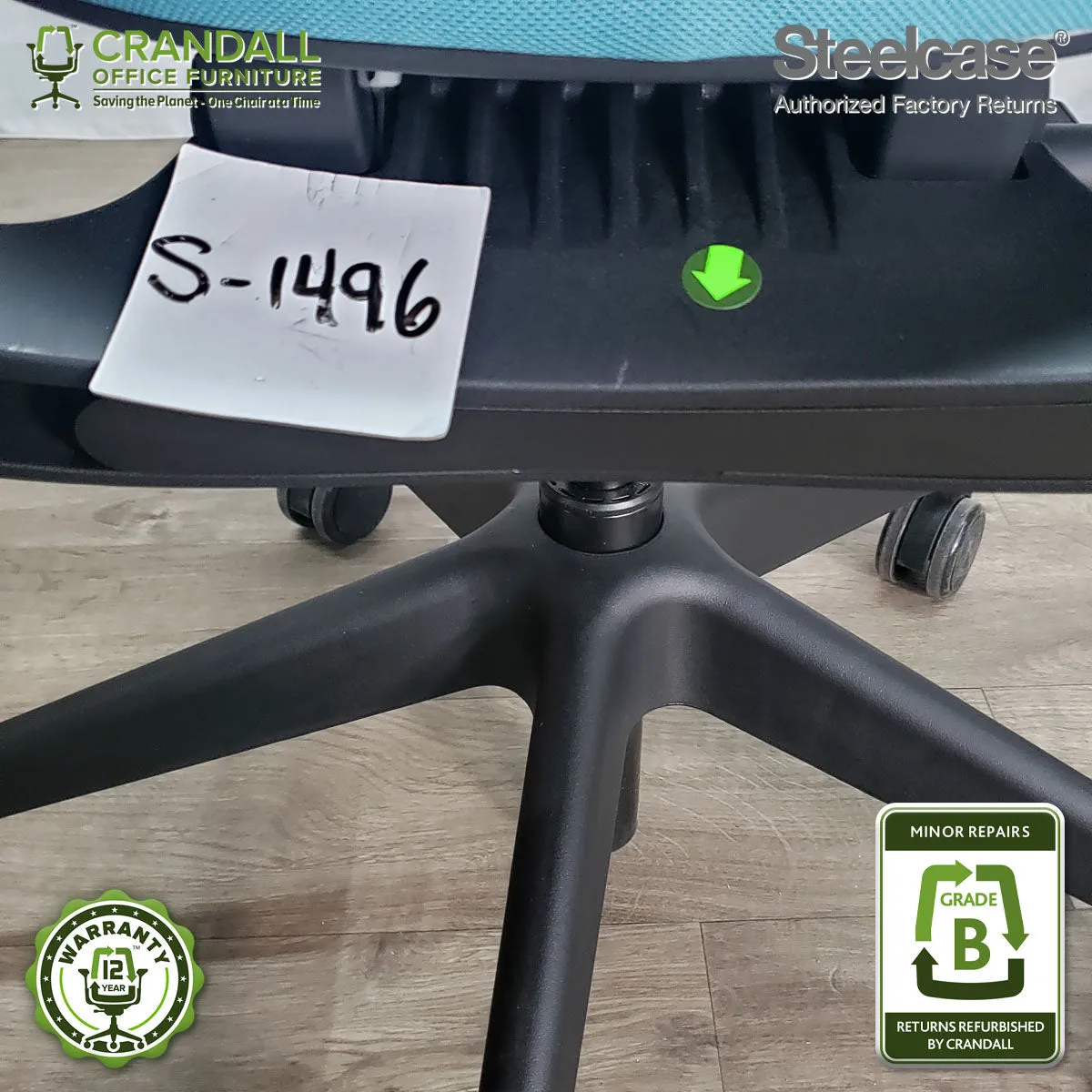 S-1496 - Steelcase Series 1  - Grade B