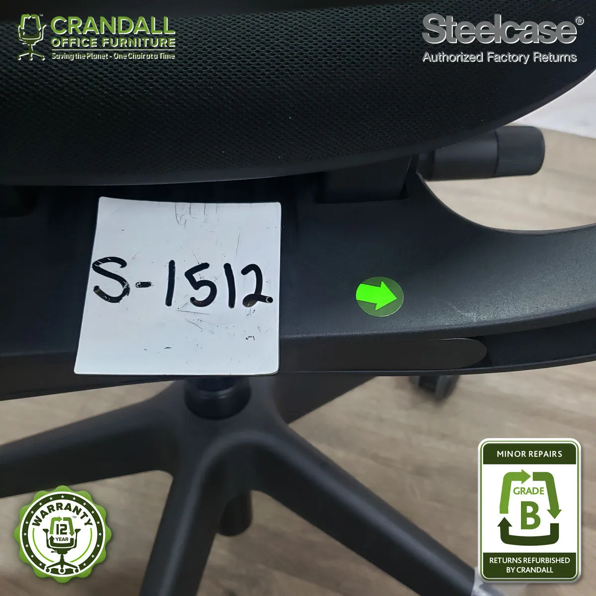 S-1512 - Steelcase Series 1  - Grade B