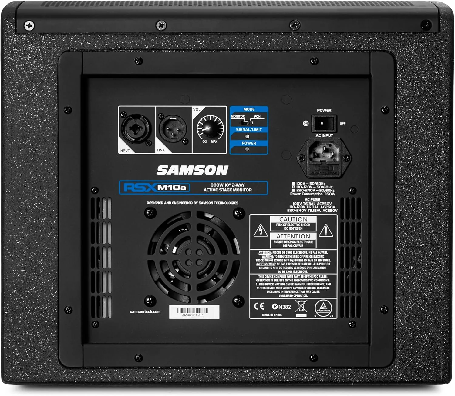 Samson SARSXM10A 800W 10-Inch 2-Way Active Stage Monitor