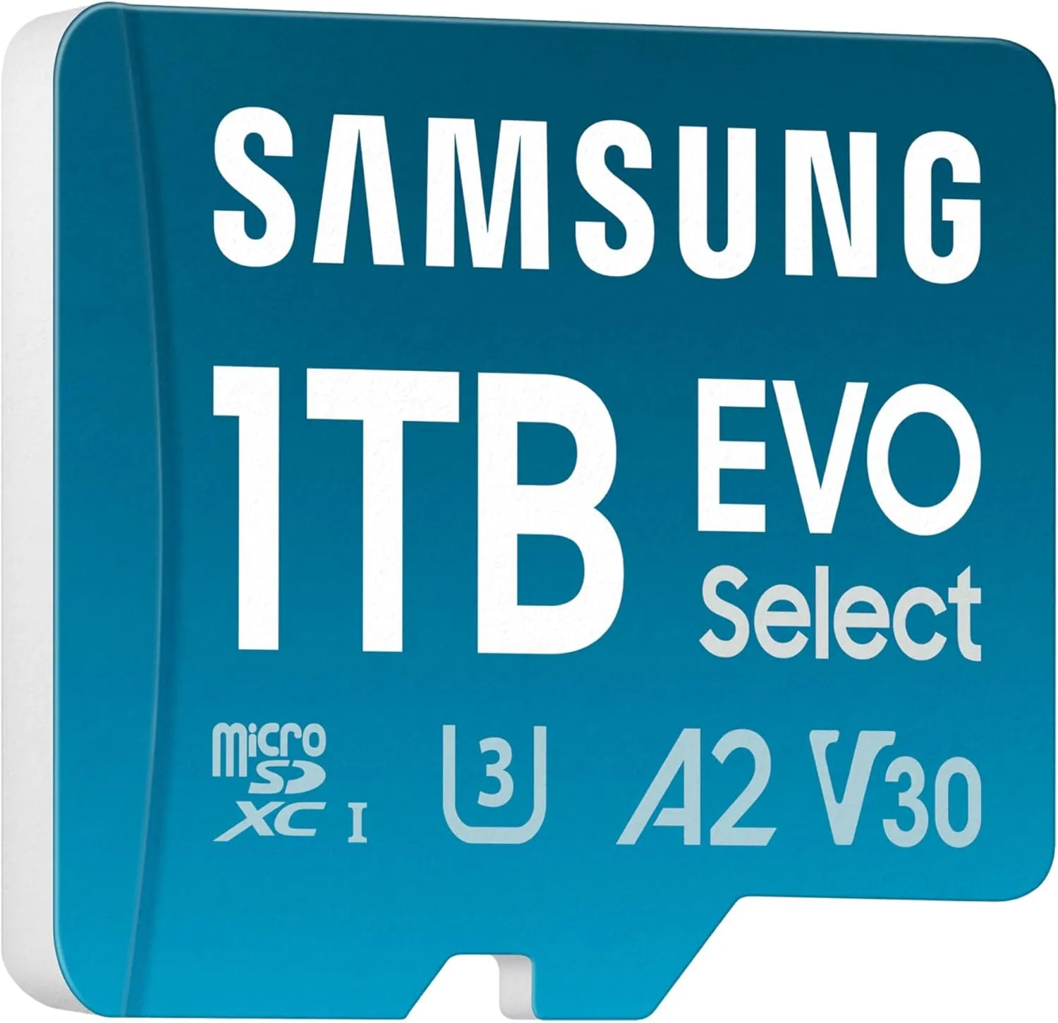 SAMSUNG EVO Select microSDMemory Card   Adapter, 1TB microSDXC, Up-to 160 MB/s, 4K UHD, UHS-I, C10, U3, V30, A2, for Mobile Phone, Smartphones, Nintendo-Switch, and Tablets (MB-ME1T0SA/AM)