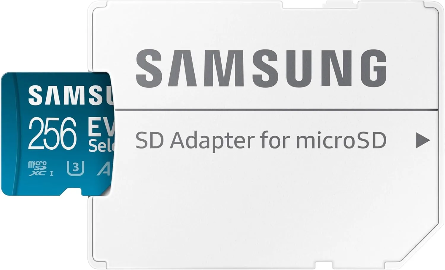 SAMSUNG EVO Select microSDMemory Card   Adapter, 256GB microSDXC, Up-to 160 MB/s, 4K UHD, UHS-I, C10, U3, V30, A2, for Mobile Phone, Smartphones, Nintendo-Switch, and Tablets (MB-ME256SA/AM)