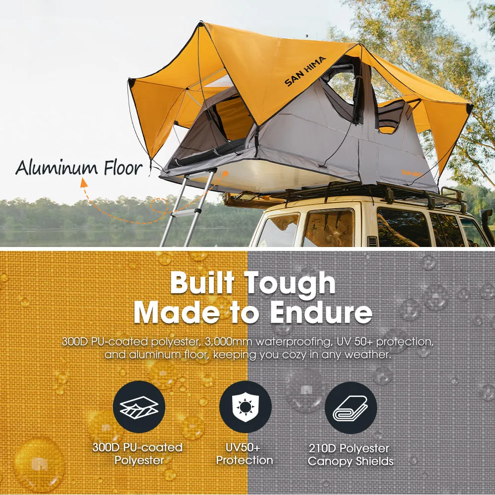 San Hima Alpine Roof Top Tent With Ladder Outdoor Camping Waterproof Car 4WD 4X4
