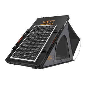 San Hima kalbarri Lite Rooftop Tent Hardshell Grey Ladder&Rack 250W Solar Panel