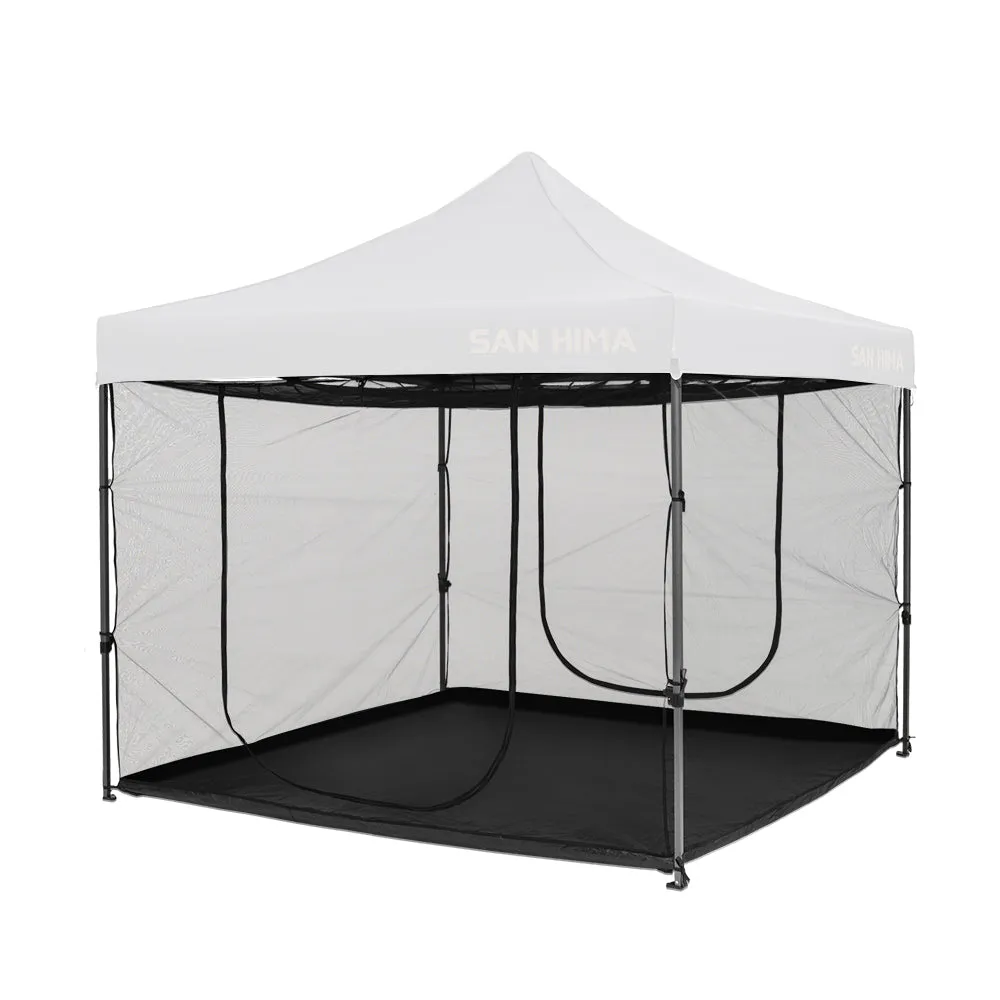 San Hima Portable Gazebo Screen House Waterproof 3m x 3m Zippered Outdoor Camping