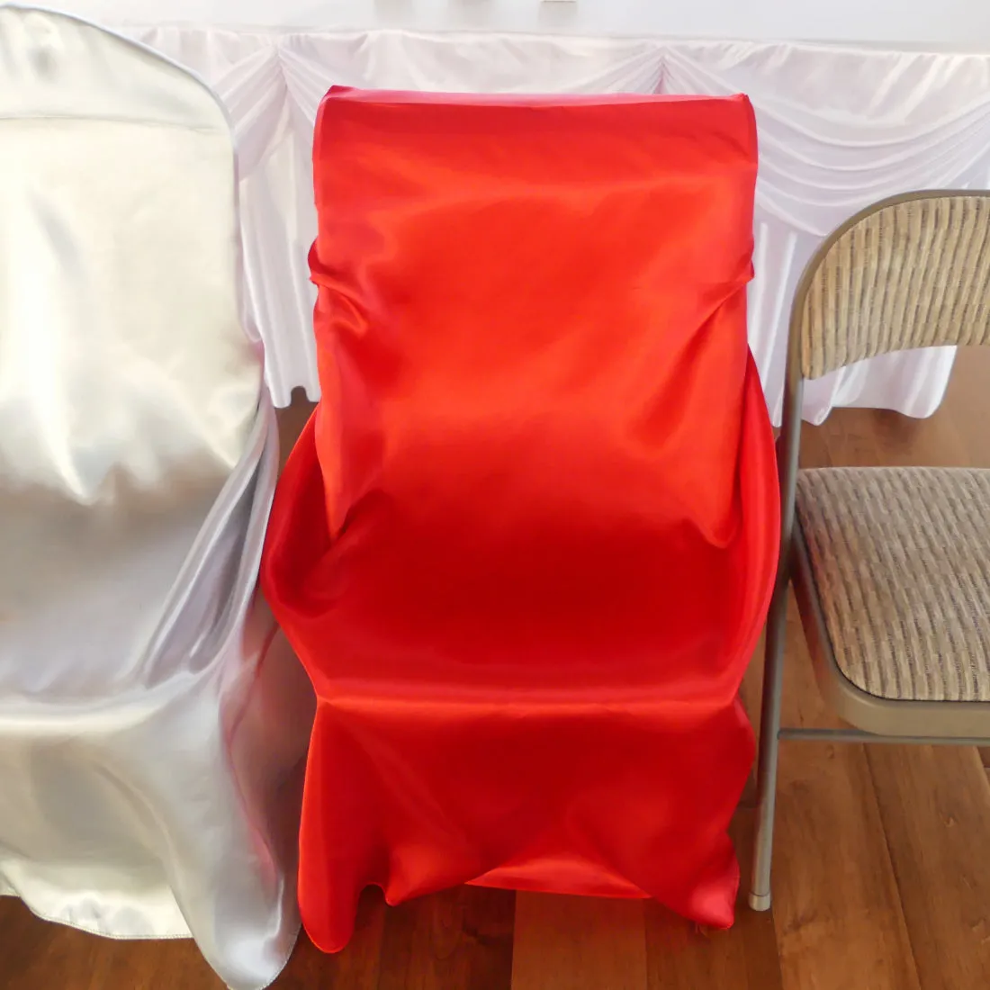 Satin Universal Chair Cover 1/Pack (11 Colors)