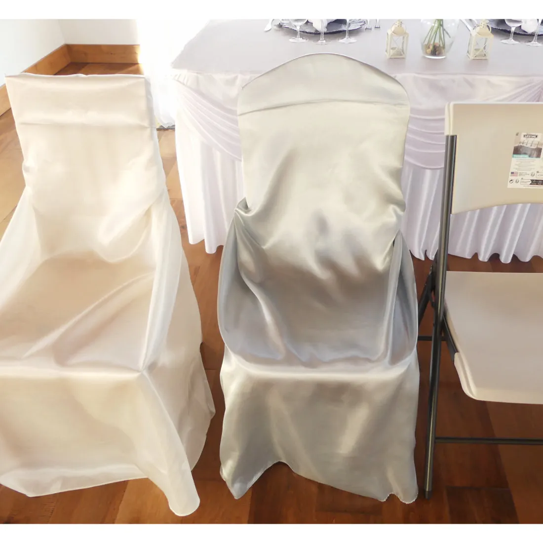 Satin Universal Chair Cover 1/Pack (11 Colors)