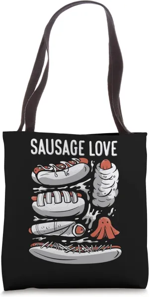 Sausage Love Fat Meaty Sausage Tote Bag