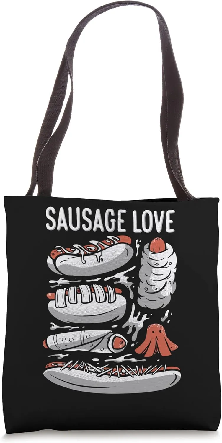Sausage Love Fat Meaty Sausage Tote Bag