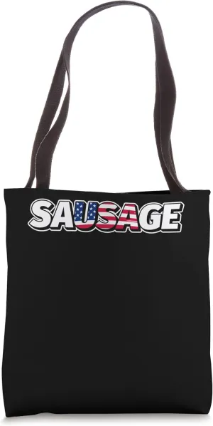Sausage USA America Meaty Sausage Chorizo Tote Bag