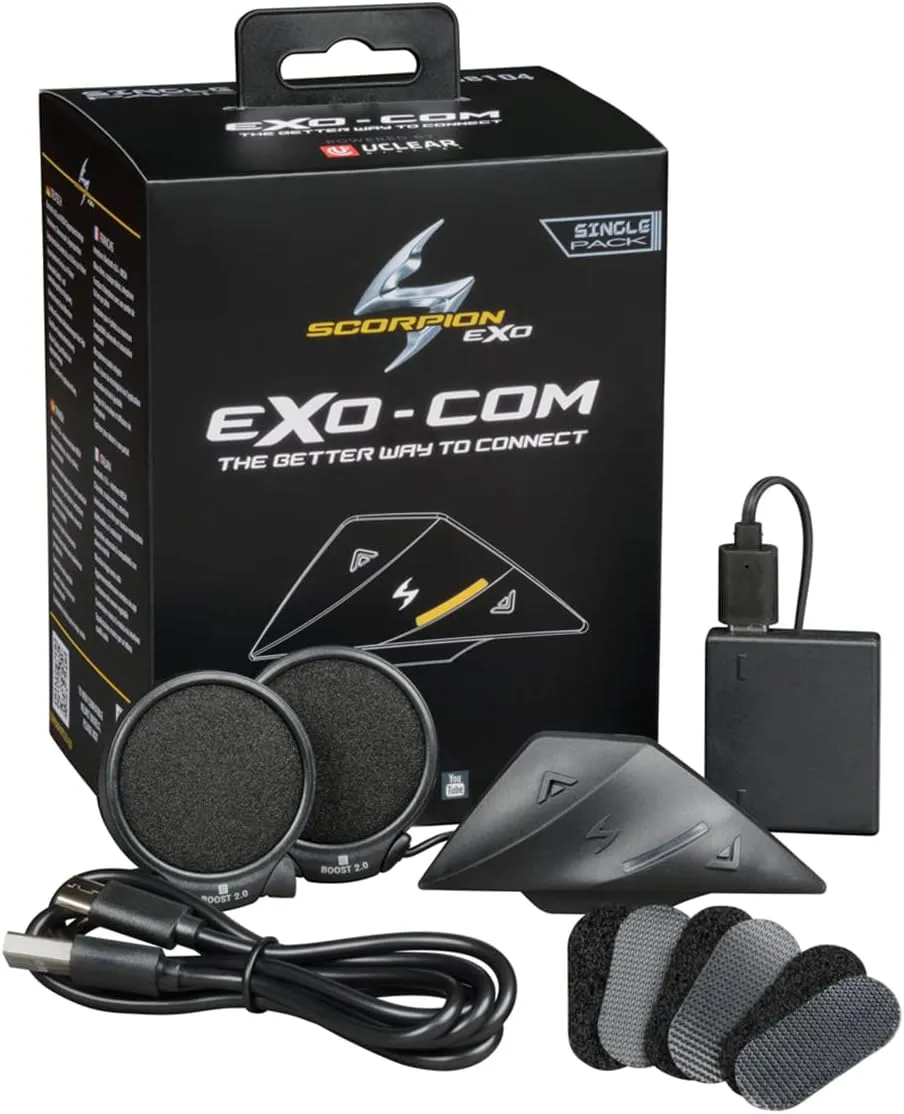 ScorpionEXO EXO-COM Bluetooth Communicator Kit (Fits AT960, T520 & GT930 Models)