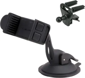 Scosche HDVM-1 3-in-1 Universal Vent and Suction Cup Mount for Mobile Devices | StickGrip Base and Vent Clips Included