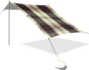 Scotland Buffalo Plaid Designed UPF50  Beach Cabana Tent Easy Setup Portable Sunshade with Carrying Bag for Camping, Picnics, Backyard toldos para Playa