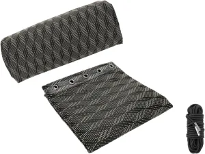 Semetall 1Set Replacement Fabric Cloth for Patio Chair,Zero Gravity Chair,63"*17",Black