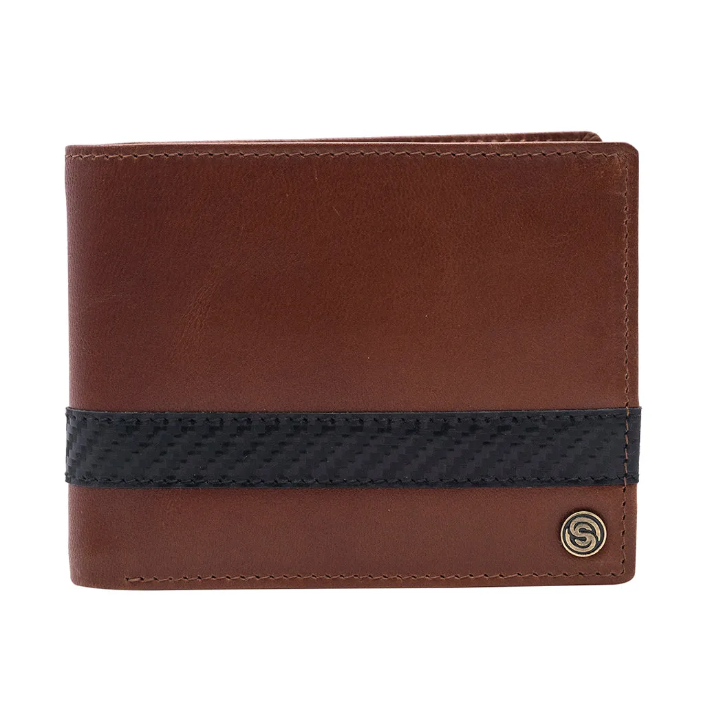 Silver Street London BRESWELL Mens Bi-Fold Wallet Brown