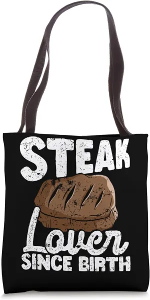 Sizzling Grill Masterpiece for Carnivores Rare Medium Steak Tote Bag