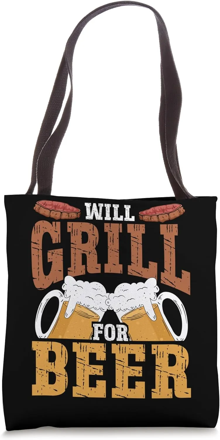 Sizzling Grill Masterpiece for Carnivores Rare Medium Steak Tote Bag