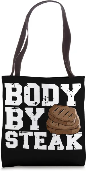 Sizzling Grill Masterpiece for Carnivores Rare Medium Steak Tote Bag