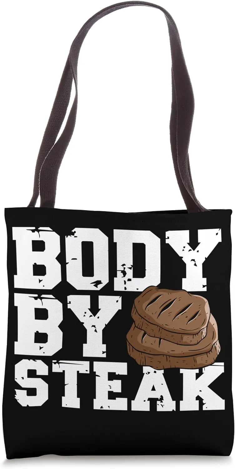 Sizzling Grill Masterpiece for Carnivores Rare Medium Steak Tote Bag