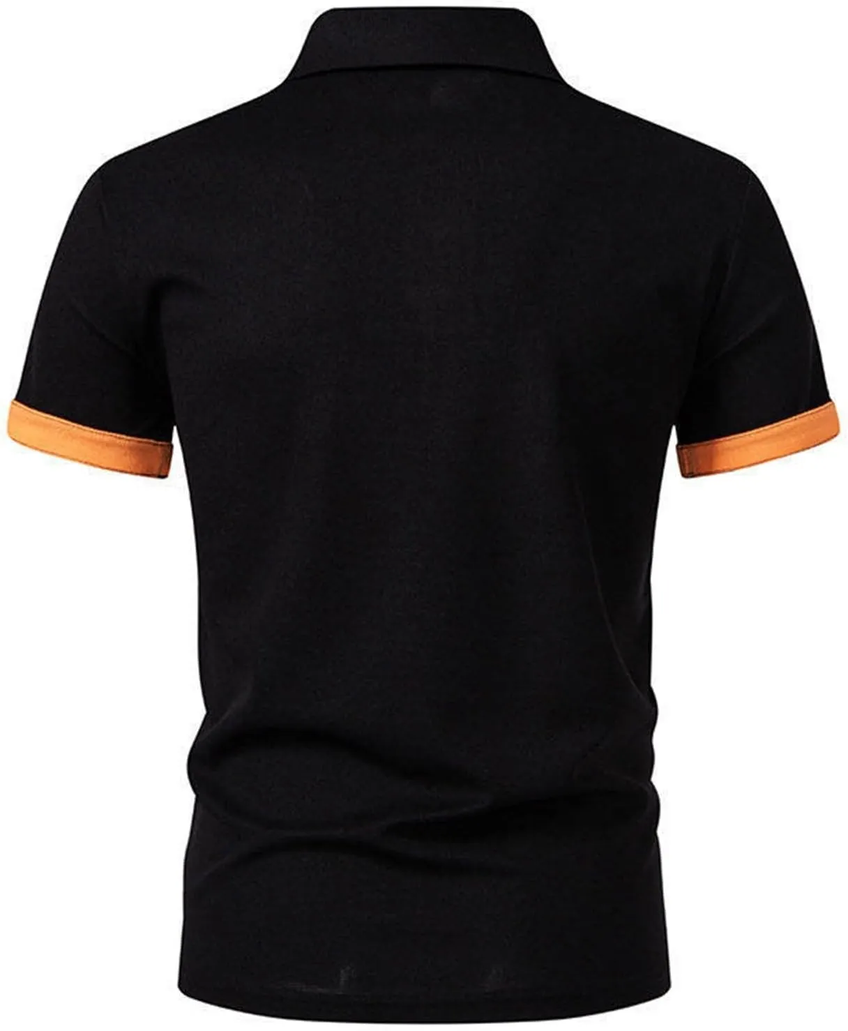 Slim Fit Polo Shirts for Men Causal Lightweight Collared Button Down Shirt Basic Short Sleecve Cotton Golf Polos