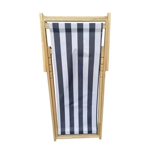 Sling Virtual Lounge Chair - Folding Chaise Reliable Blue Stripe