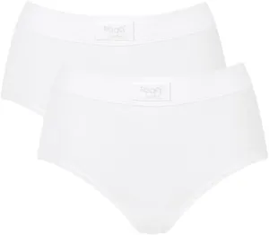 Sloggi Maxi Briefs Double Comfort Brief 2 Pack Lightweight Lingerie White, Medium