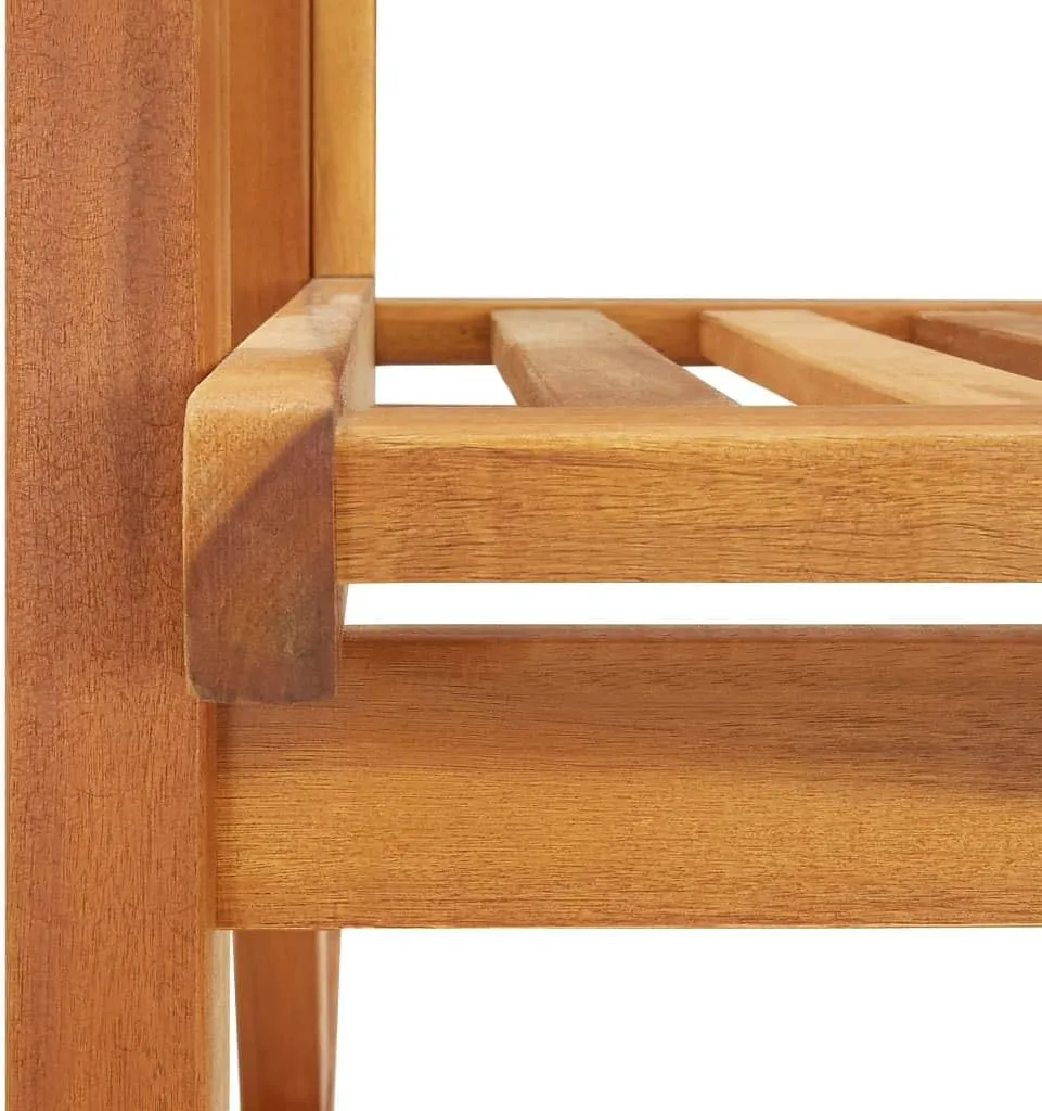 Solid Acacia Wood Rocking Chair for Indoor Outdoor Use, High Back Patio Furniture Lounge Chair with Oil Finish, Durable Weather-Resistant Design for Living Room, Porch, Deck