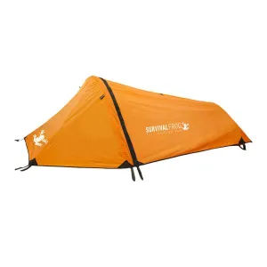 Solo Bivy Tent 1-Person Backpacking Tent with Rain Fly by Frog & CO