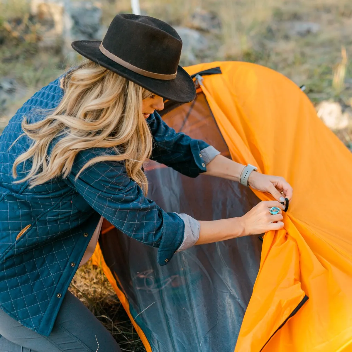 Solo Bivy Tent 1-Person Backpacking Tent with Rain Fly by Frog & CO