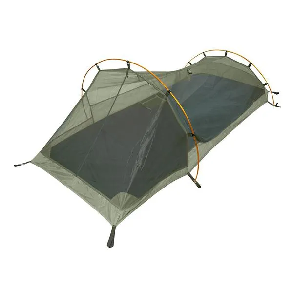 Solo Bivy Tent 1-Person Backpacking Tent with Rain Fly by Frog & CO