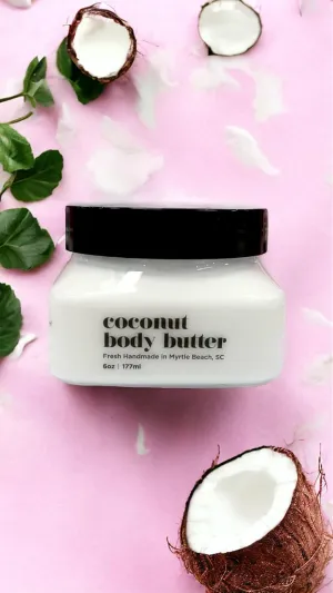Splash Body Butter (Coconut), 6 Ounce (Pack of 1)