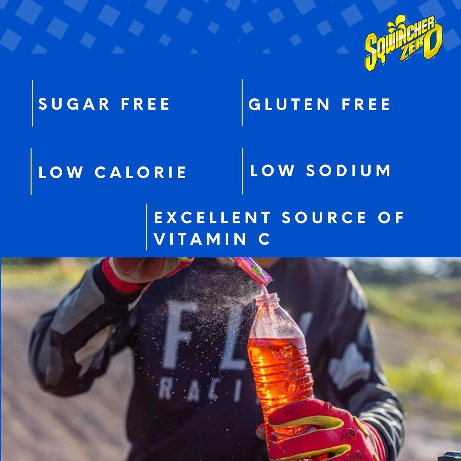 Sqwincher Zero Qwik Stik, Sugar Free, Low Calorie, Low Sodium Electrolyte Powder Hydration Drink Mix, Grape, .11 0z Packet (Pack of 50)