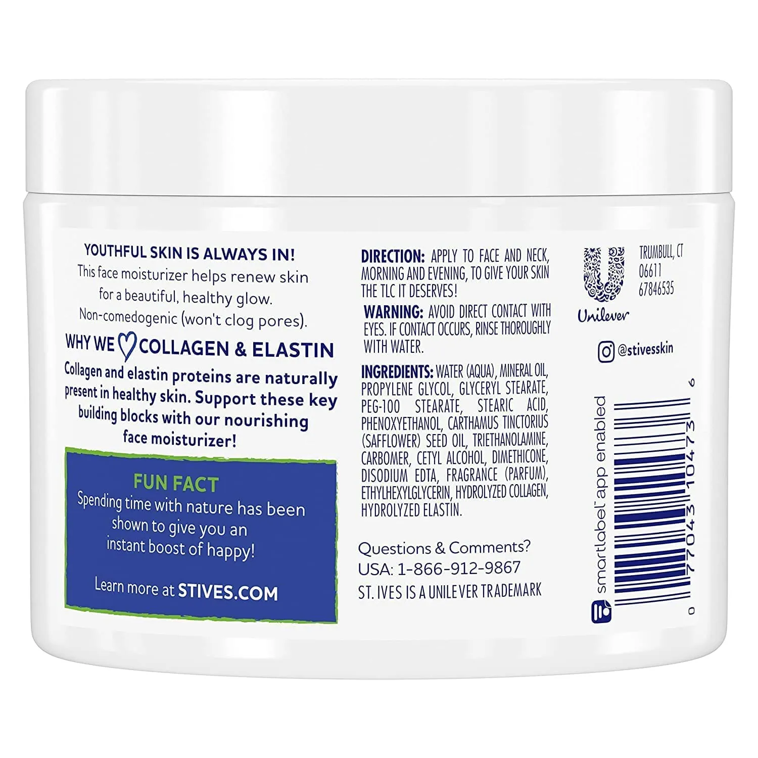St. Ives Renewing Collagen & Elastin Moisturizer, 10 oz (Pack of 7)