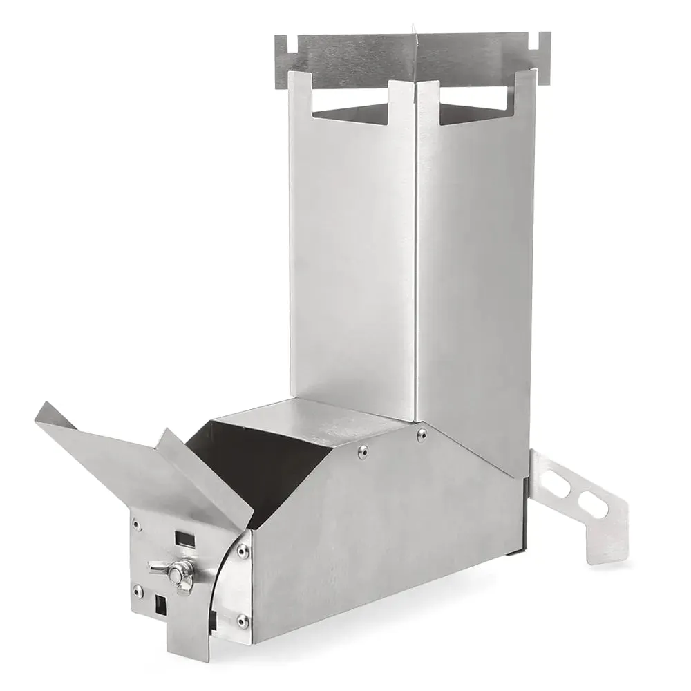 Stainless Steel Folding BBQ Grill for Camping and Firewood
