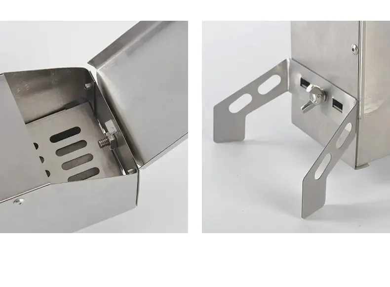 Stainless Steel Folding BBQ Grill for Camping and Firewood