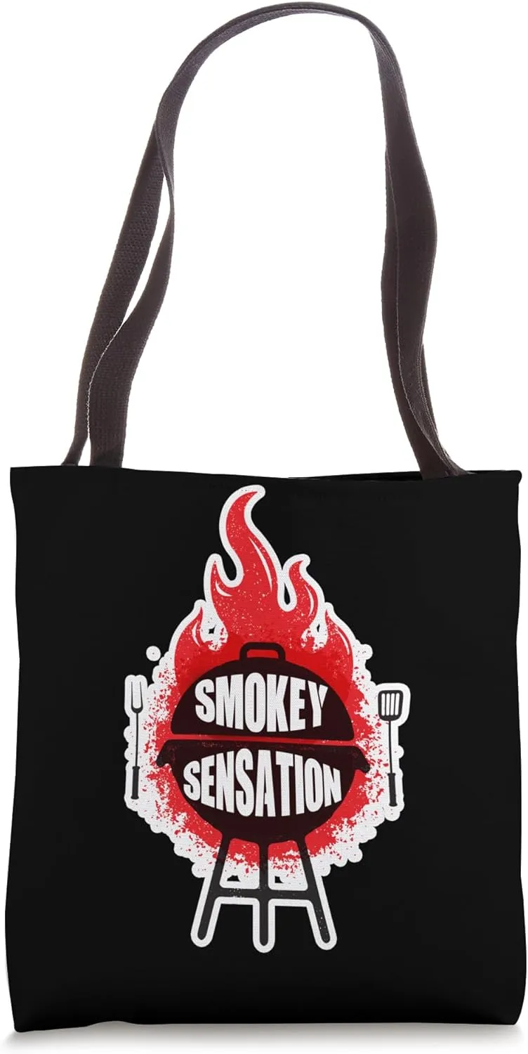 steamingy Sensation BBQ Enthusiasts Unite Tote Bag