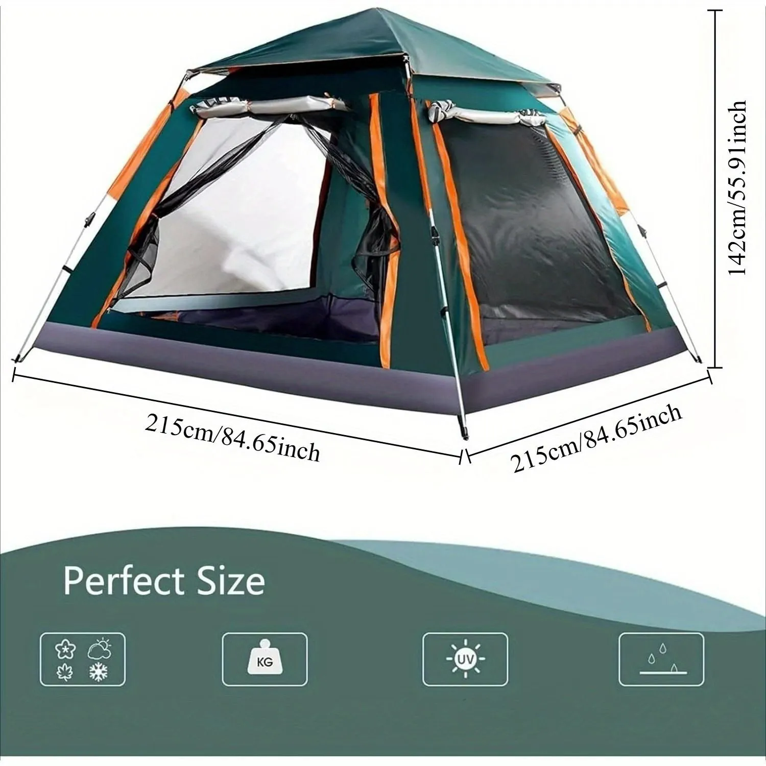 StoneCamp 3P Shield Tent – Compact All-Season Base Shelter